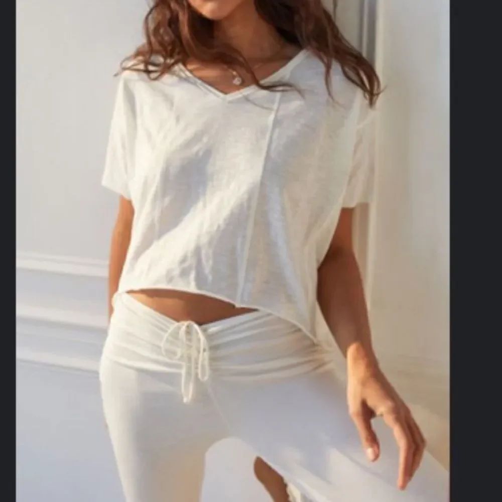 White lounge pants - Picture 3 of 4